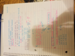 Math Study guide for 3/7/2017