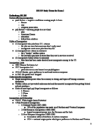Midterm (Exam 2) Study Guide