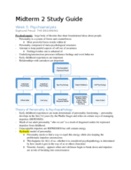 Midterm 2 Study Guide