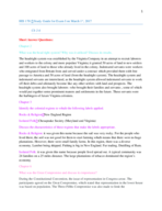 HIS170 - Study Guide for Exam I