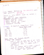 Econ 203: Week 7 Notes
