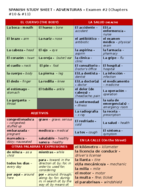 Study Guide for Exam #2