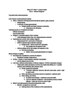 Africa 277: Week 7 Lecture Notes Part 2