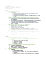 CMR 242 Exam 1 Study Guide