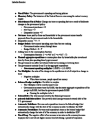 Economics 104 Macro notes 
