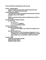 Math 152 study guide