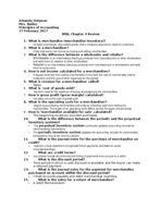Chapter 4 Definitions/Review Questions
