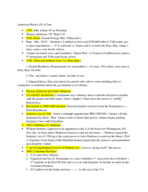American History Ch.8 Cont. Week 13