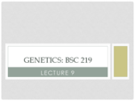 GENETICS 219
