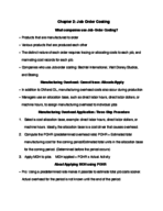 MGA 202 Chapter 2 Job-Order Costing