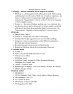Theo 122 Study Guide