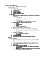 Cell Bio Exam 2 Study Guide