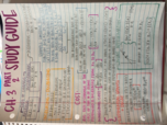 Study Guide for Part 2 of Chapter 3
