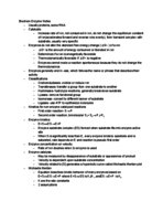 Biochem Enzyme Notes