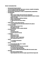 Biochem Carbohydrates Class Notes