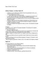 Spanish Midterm Study Guide