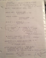 ECON - Chapter 9 &10 Formulas to Remember