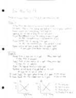 Study Guide for Test #1: Micro Economics