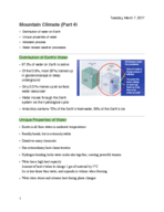 GEOG 1750, Mountain Climate (Part 4)