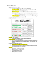 ATC Test 1 Study Guide