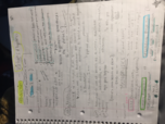 Week 6 Notes & Further Test Review