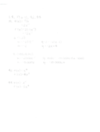 MTH 271, Applied Calculus, Review for Exam 2