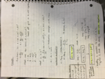 Physics 201. Week 2 Notes