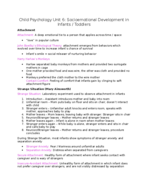 Child Psychology: Unit 6