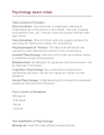 Psychology 110 Exam 1 Study Guide