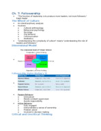 Exam 3 Study Guide