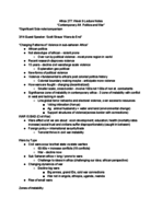 Africa 277: Week 9 Lecture Notes 