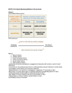 MKTG 4154 Digital Marketing Midterm 2 Study Guide