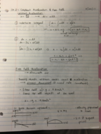 Physics 201, Week 3 Notes