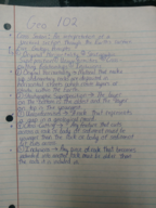 Geology notes week 9 