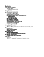 AVS 101 class notes- Lactation