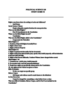 Political Science Study Guide #2