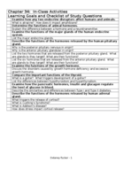 Chapter 34 Class Notes