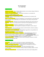 PSY 101 Study Guide for Exam 3