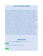 Exam 3 Study Guide