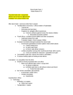 Africa 277: Study Guide Exam 2 