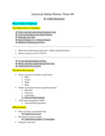 American Indian Notes #6