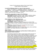 HIST 10923 Study Guide Exam 1