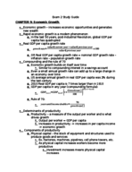 ECON 203 Exam 2 Study Guide 