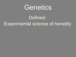 GEN 3020 Chapter 1 Notes