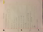 Week Nine Notes