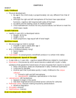 PSY 260 Class Notes Week 8