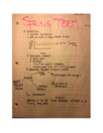 Monday Notes Week One HPHY 325