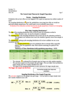 Section 7.2 Notes Stat 250 