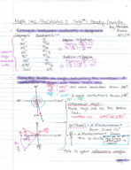 Math142 Test1 Study Guide