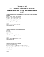 Chapter 13: The ultimate structure of matter
